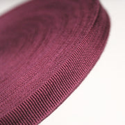 Ruban gros grain rose byzantin 12mm - Galette de 50 mètres - Fabrication française - tissuspipi.com