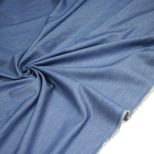 Tissu Chambray 100% coton : bleu, marine, noir - OEKO - TEX - tissuspipi.com