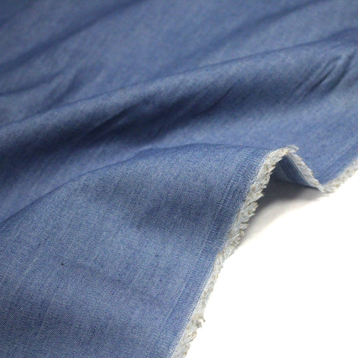Tissu Chambray 100% coton : bleu, marine, noir - OEKO - TEX - tissuspipi.com