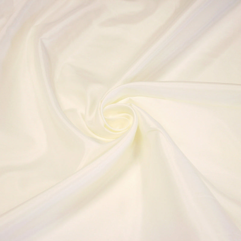 Tissu doublure pongé acetate écru uni - tissuspipi.com