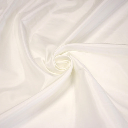 Tissu doublure pongé acetate blanc cassé uni - tissuspipi.com