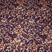 Tissu habillement satin duchesse, imprimé fleur indien multicolore : nombreuses couleurs - tissuspipi.com