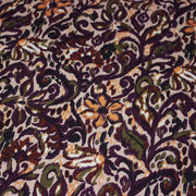 Tissu habillement satin duchesse, imprimé fleur indien multicolore : nombreuses couleurs - tissuspipi.com