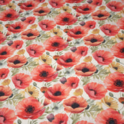 Tissu cotonnade les coquelicots - COLLECTION FLORALE - OEKO - TEX - tissuspipi.com