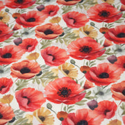 Tissu cotonnade les coquelicots - COLLECTION FLORALE - OEKO - TEX - tissuspipi.com