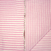 Tissu double gaze coton rayée recto verso : nombreuses couleurs ! OEKO - TEX - tissuspipi.com
