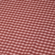 Tissu seersucker coton Vichy rose & prune - STANDARD 100 OEKO - TEX - tissuspipi.com