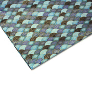Tissu cotonnade motif vagues japonaises Seigaiha dorées : nombreuses couleurs - COLLECTION JAPON DORÉ - tissuspipi.com