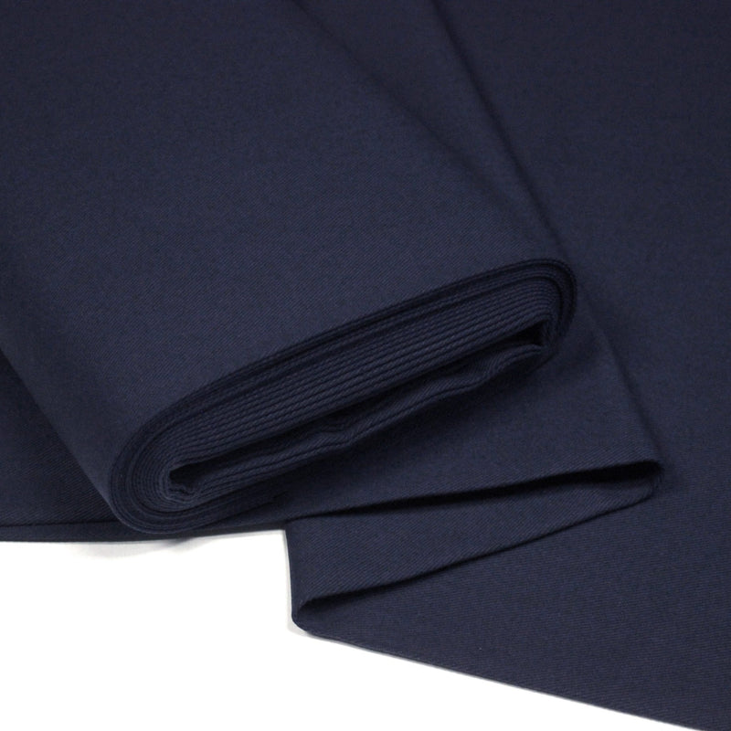 Tissu DENIM 100% coton Bleu marine - STANDARD 100 OEKO - TEX - tissuspipi.com