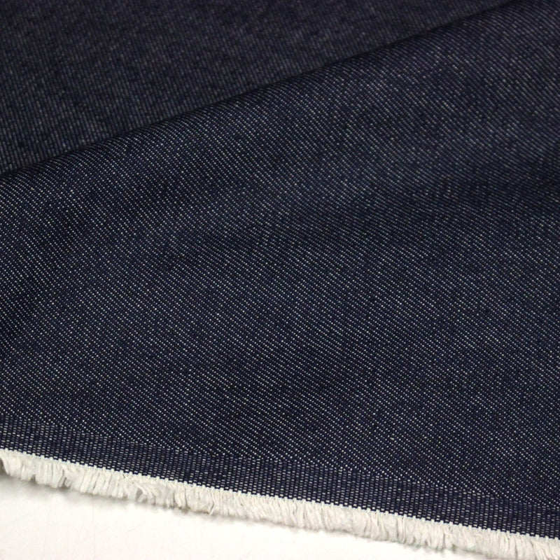 Tissu denim japonais KUROKI brut 100% coton bleu jean - Fabrication japonaise - tissuspipi.com