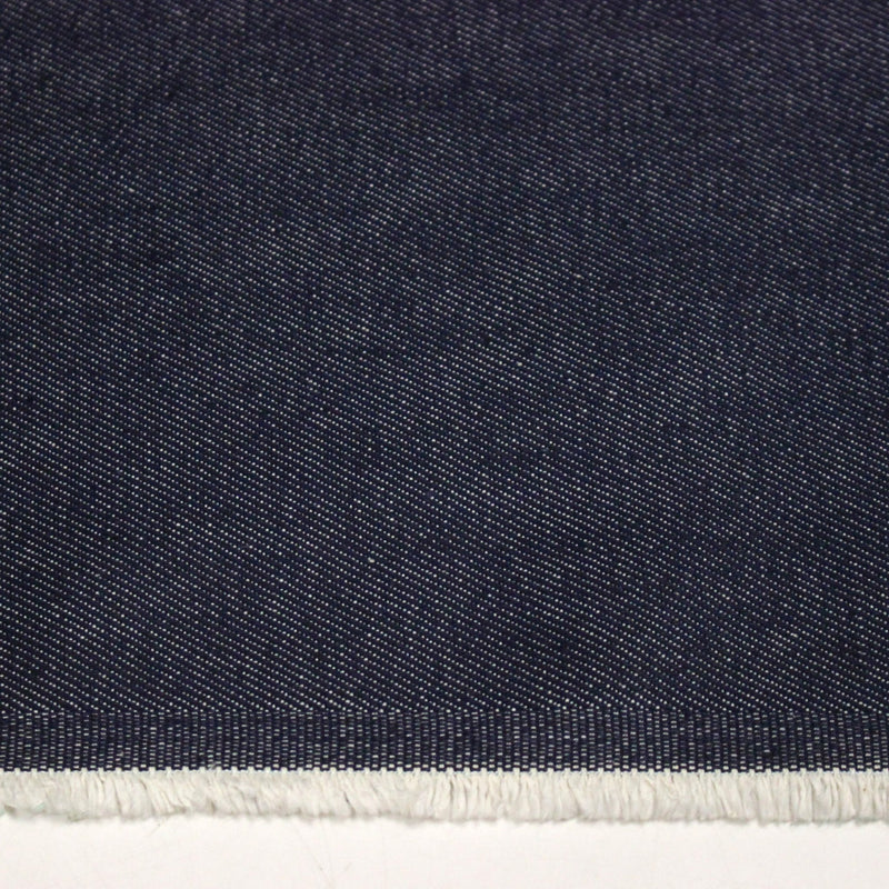 Tissu denim japonais KUROKI brut 100% coton bleu jean - Fabrication japonaise - tissuspipi.com