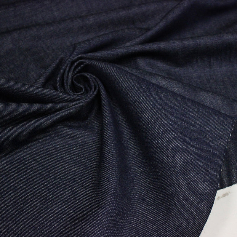 Tissu denim japonais KUROKI brut 100% coton bleu jean - Fabrication japonaise - tissuspipi.com