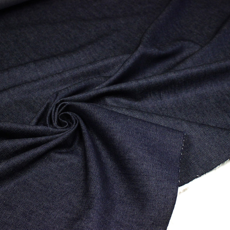 Tissu denim japonais KUROKI brut 100% coton bleu jean - Fabrication japonaise - tissuspipi.com