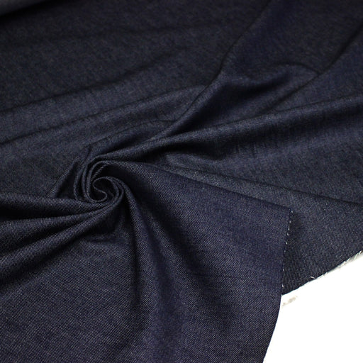 Tissu denim japonais KUROKI brut 100% coton bleu jean - Fabrication japonaise - tissuspipi.com