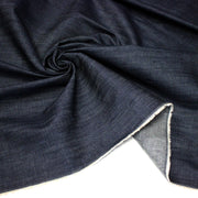 Tissu denim italien brut 100% coton bleu jean, 260gr/m2 - Fabrication italienne - tissuspipi.com