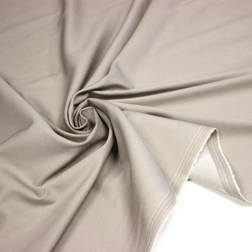 Tissu DENIM de coton élasthanne fin, sable - Fabrication italienne - tissuspipi.com