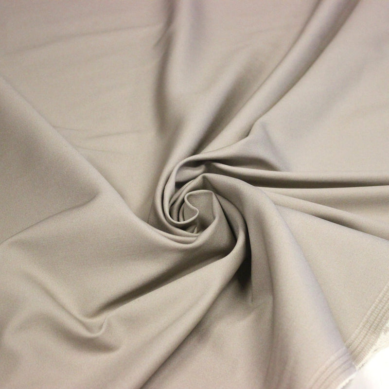 Tissu DENIM de coton élasthanne fin, sable - Fabrication italienne - tissuspipi.com