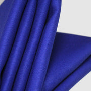 Tissu gabardine coton bleu roi - 325gr/m2 - Fabrication française - tissuspipi.com