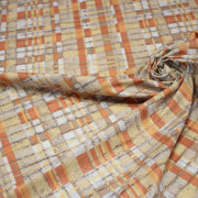 Tissu cotonnade motif PAPIER PEINT SEVENTIES : trois couleurs dispo - tissuspipi.com