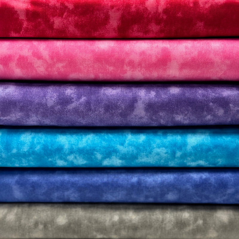 Tissu cotonnade faux - uni marbré pour patchwork & habillement : nombreuses couleurs ! - tissuspipi.com