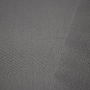 Tissu sergé coton gris uni aux fins fins liserés anthracites - 325gr/m2 - ON DESTOCKE ! - tissuspipi.com