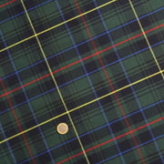Tissu habillement Tartan motif traditionnel vert, bleu marine, rouge et jaune - OEKO - TEX® - tissuspipi.com