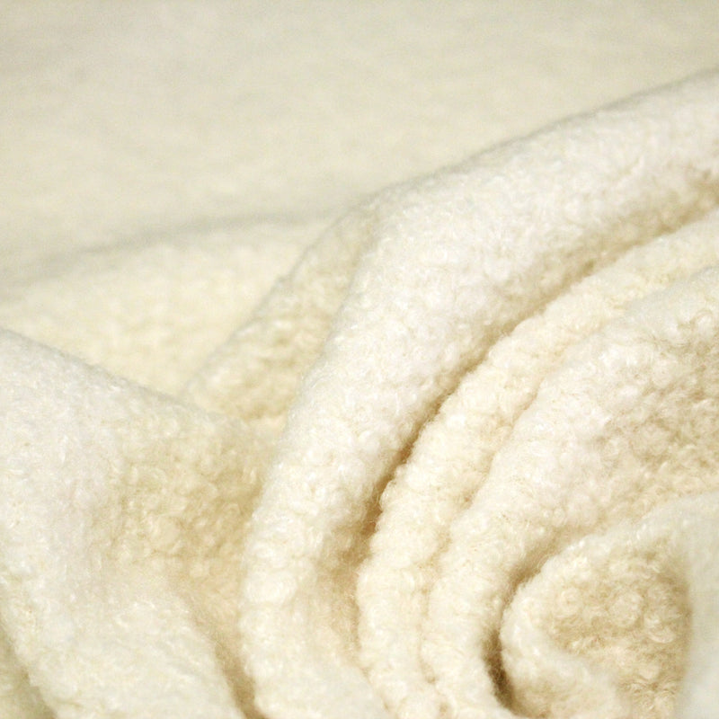 Tissu BOUCLETTE mouton : nombreuses couleurs - STANDARD 100 OEKO - TEX - tissuspipi.com