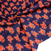 Tissu cotonnade HOMARD vermillon, 4 couleurs disponibles - OEKO - TEX STANDARD 100 - tissuspipi.com