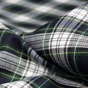 Tissu habillement Tartan carreaux motif traditionnel bleu marine, vert et blanc - OEKO - TEX® - tissuspipi.com