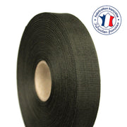 Ruban gros grain vert kaki 25mm - Galette de 50 mètres - Fabrication française - tissuspipi.com
