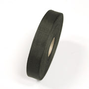 Ruban gros grain vert kaki 25mm - Galette de 50 mètres - Fabrication française - tissuspipi.com