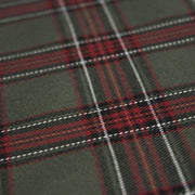 Tissu habillement Tartan carreaux motif traditionnel vert kaki noir et bordeaux - OEKO - TEX® - tissuspipi.com