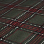 Tissu habillement Tartan carreaux motif traditionnel vert kaki noir et bordeaux - OEKO - TEX® - tissuspipi.com