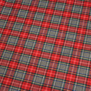Tissu habillement Tartan carreaux motif traditionnel rouge, vert et gris - OEKO - TEX® - tissuspipi.com