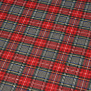 Tissu habillement Tartan carreaux motif traditionnel rouge, vert et gris - OEKO - TEX® - tissuspipi.com