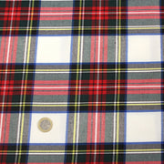 Tissu habillement Tartan motif traditionnel rouge, blanc, jaune, noir et vert - OEKO - TEX - tissuspipi.com