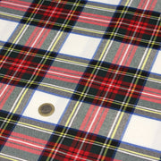 Tissu habillement Tartan motif traditionnel rouge, blanc, jaune, noir et vert - OEKO - TEX - tissuspipi.com