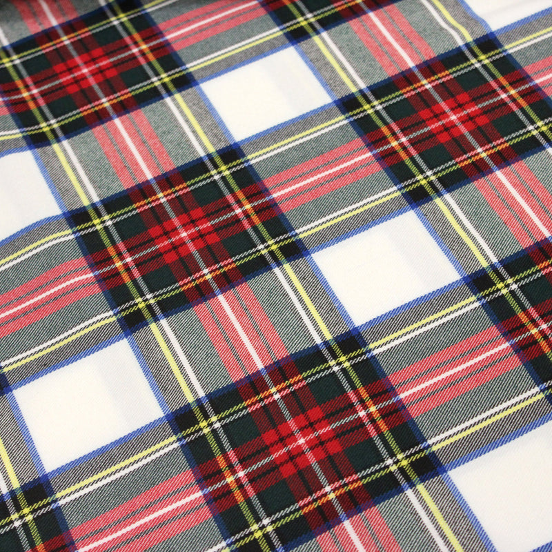 Tissu habillement Tartan motif traditionnel rouge, blanc, jaune, noir et vert - OEKO - TEX - tissuspipi.com