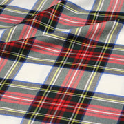 Tissu habillement Tartan motif traditionnel rouge, blanc, jaune, noir et vert - OEKO - TEX - tissuspipi.com