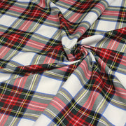 Tissu habillement Tartan motif traditionnel rouge, blanc, jaune, noir et vert - OEKO - TEX - tissuspipi.com