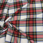 Tissu habillement Tartan motif traditionnel rouge, blanc, jaune, noir et vert - OEKO - TEX - tissuspipi.com