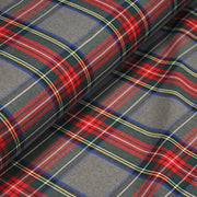 Tissu habillement Tartan motif traditionnel rouge, gris, jaune, noir et vert - OEKO - TEX® - tissuspipi.com