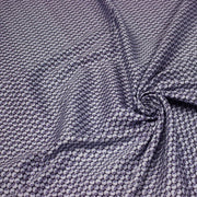 Tissu popeline coton, motif japonais KURUMA aux cercles bleu indigo - tissuspipi.com