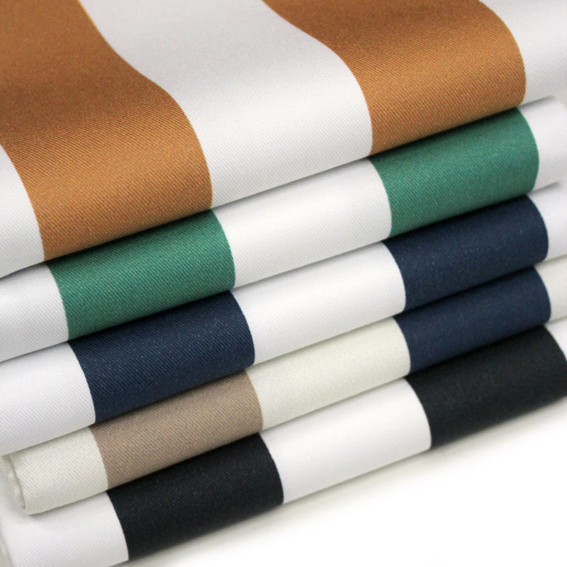 Tissu gabardine coton LARGES RAYURES : nombreuses couleurs ! - STANDARD 100 OEKO - TEX - tissuspipi.com