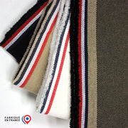 Tissu SERGÉ DENIM DE COTON ÉPAIS : trois couleurs - Matière recyclée & fabrication française - tissuspipi.com