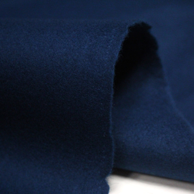 Tissu Drap de laine bleu pétrole - Fabrication italienne - tissuspipi.com