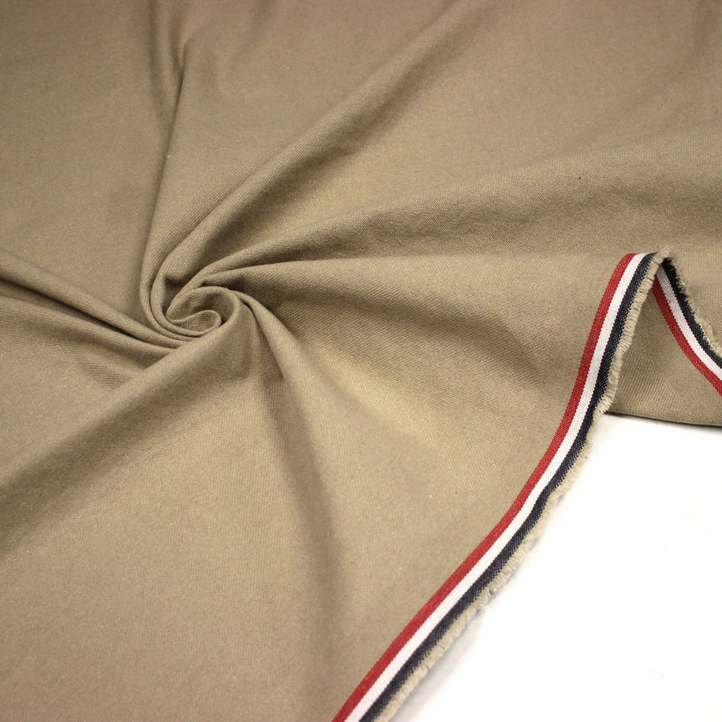 Tissu DEMI NATTÉ DE COTON ÉPAIS : cinq couleurs - Matière recyclée & fabrication française - tissuspipi.com