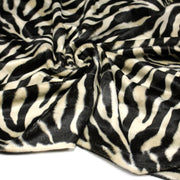 Tissu Velours imprimé motif ZEBRE : deux teintes disponibles ! - tissuspipi.com