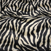 Tissu Velours imprimé motif ZEBRE : deux teintes disponibles ! - tissuspipi.com
