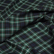Tissu Tartan motif traditionnel vert bleu blanc - STANDARD 100 OEKO - TEX - tissuspipi.com